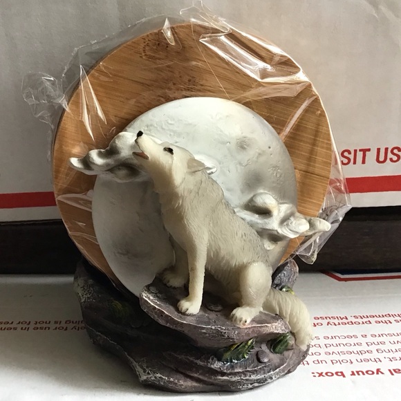 🆕🏬 AUCTION PRICE Wolf Moon Disc Coasters - Picture 3 of 6